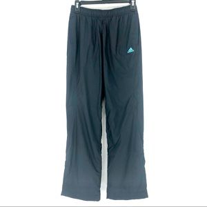 SOLD! Adidas Small Navy & Aqua Windbreaker Sweat Pants